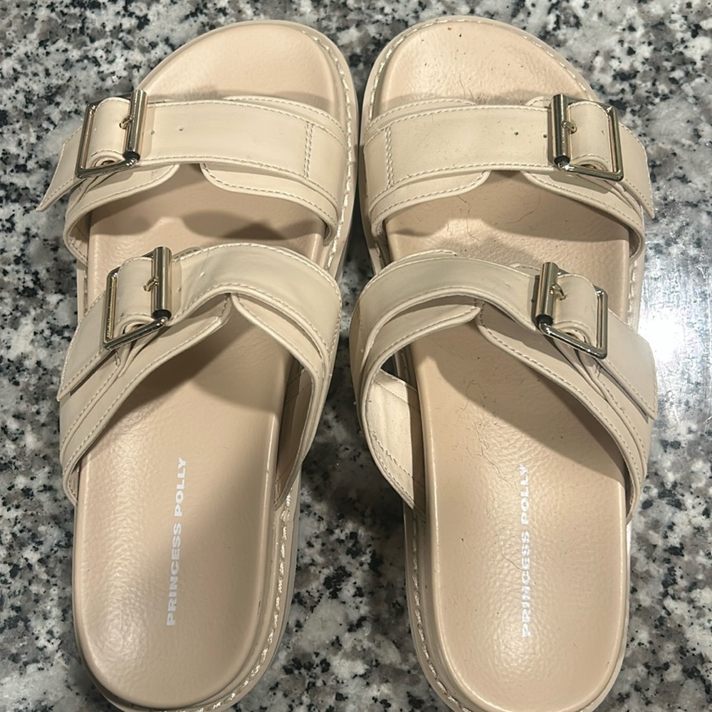 Nude sandals